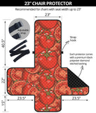 Red Tomato Pattern Chair Cover Protector