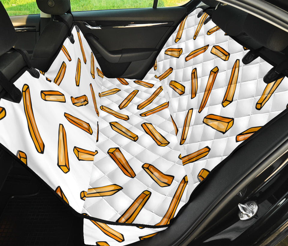 French Fries Potato Pattern Dog Car Seat Covers