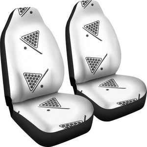 Billiard Ball Pattern Print Design 03 Universal Fit Car Seat Covers