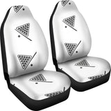 Billiard Ball Pattern Print Design 03 Universal Fit Car Seat Covers