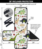 Cute dinosaurs pattern Recliner Cover Protector