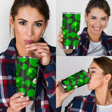 Frog Waterlily Pattern Tumbler