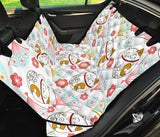 Maneki Neko Lucky Cat Fan Sakura Dog Car Seat Covers