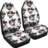 Cute Ninja Design Pattern Universal Fit Car Seat Covers