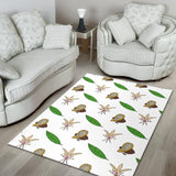 Color Hand Drawn Cocoa Pattern Area Rug