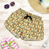 English Bulldog Pattern Print Design 02 Women Shorts