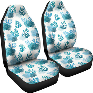 Coral Reef Pattern Print Design 04 Universal Fit Car Seat Covers
