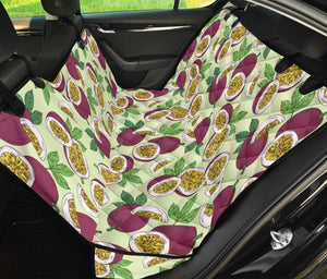 Passion Fruit Pattern Dog Car Seat Covers