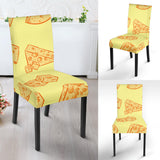 Cheese Design Pattern Dining Chair Slipcover