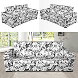 Greyhound Pattern Print Design 01 Sofa Slipcover