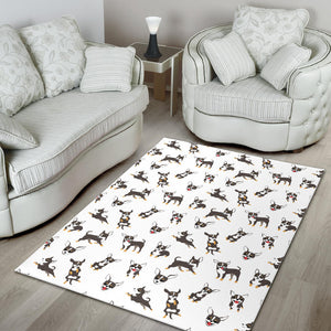 Chihuahua Dog Pattern Area Rug