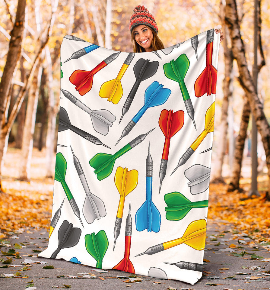 Darts Pattern Print Design 03 Premium Blanket