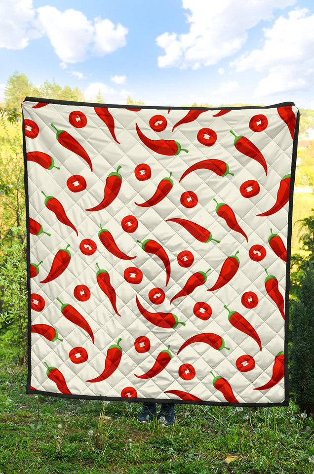 Chili Pattern Premium Quilt