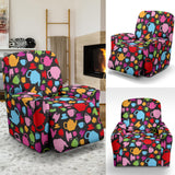 Tea pots Pattern Print Design 01 Recliner Chair Slipcover