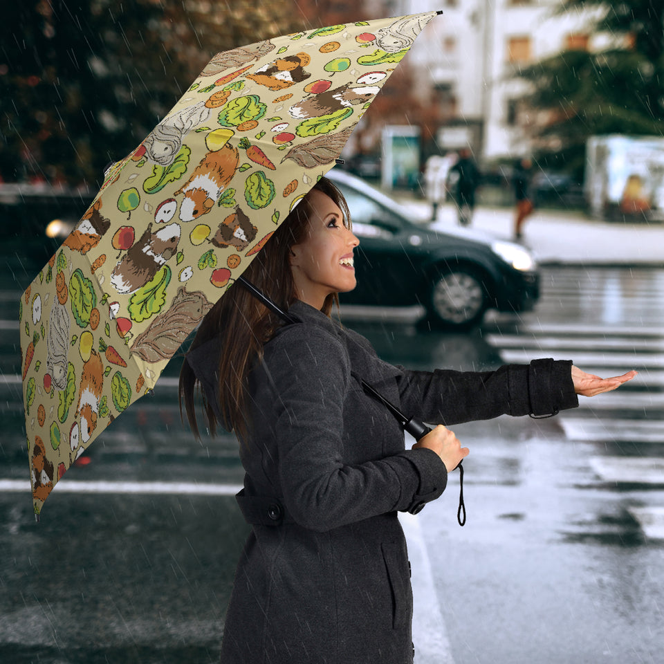 Guinea Pig Pattern Print Design 04 Umbrella