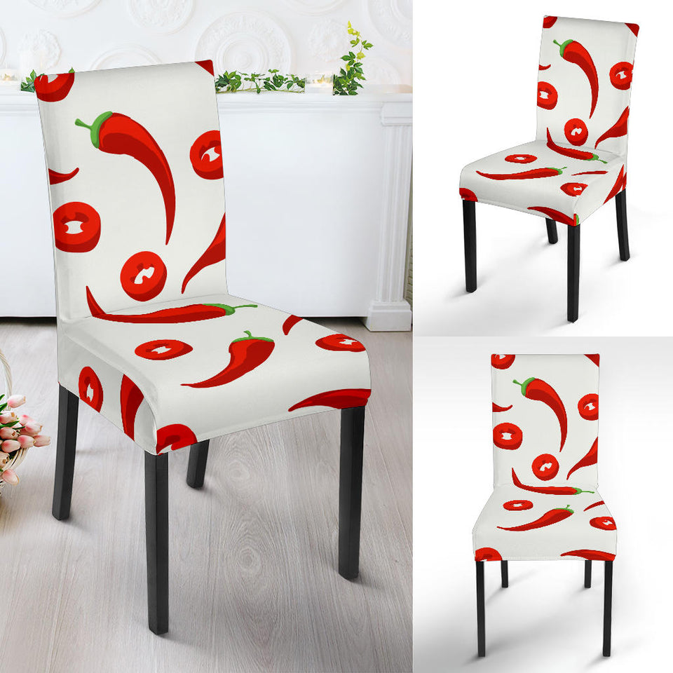 Chili Pattern Dining Chair Slipcover