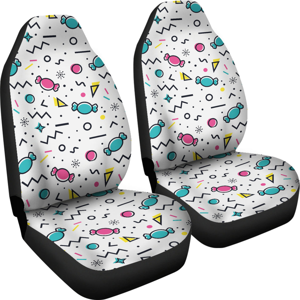 Candy Design Pattern  Universal Fit Car Seat Covers