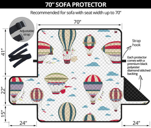 Hot air balloon pattern Sofa Cover Protector