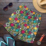 Gear Pattern Print Design 03 Men Shorts