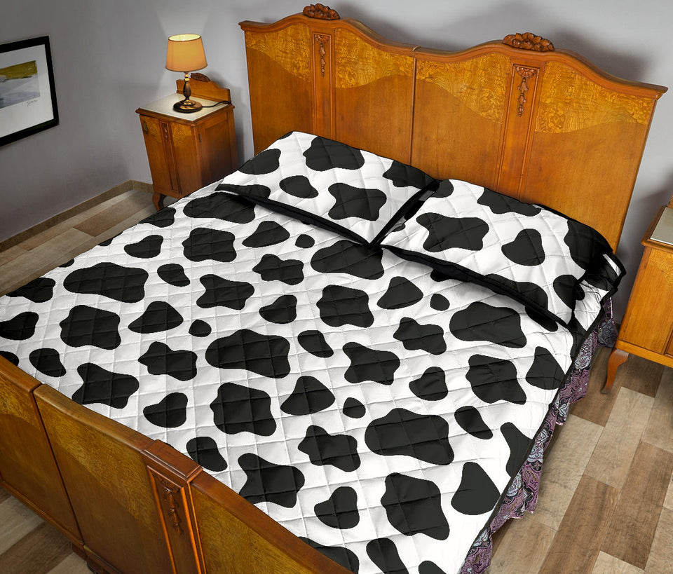 Cow skin pattern Quilt Bed Set