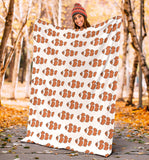 Clown Fish Pattern Print Design 05 Premium Blanket