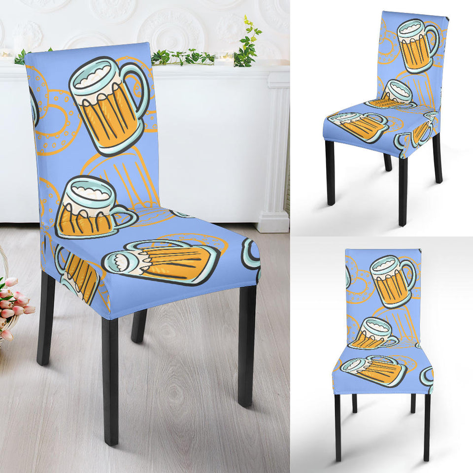 Beer Pattern Dining Chair Slipcover