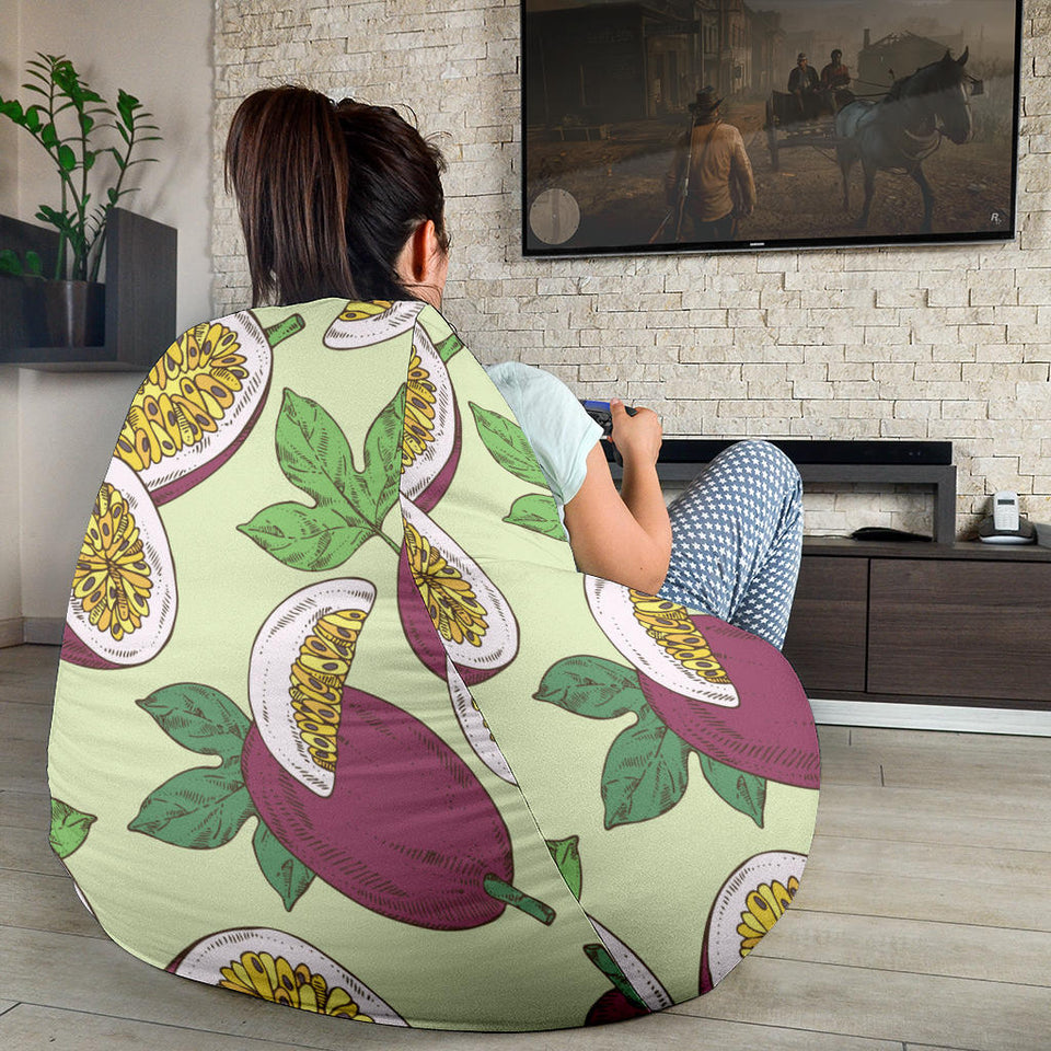 Passion Fruit Pattern Bean Bag Cover