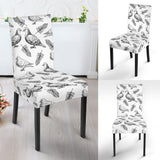 Pigeon Pattern Print Design 05 Dining Chair Slipcover