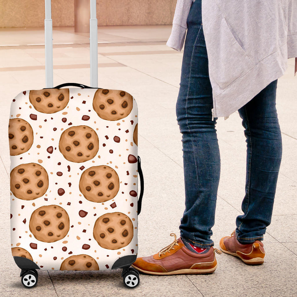 Chocolate Chip Cookie Pattern Luggage Covers