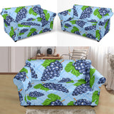 Watercolor Grape Pattern Loveseat Couch Slipcover