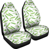 Green Peas Pattern Print Design 04 Universal Fit Car Seat Covers