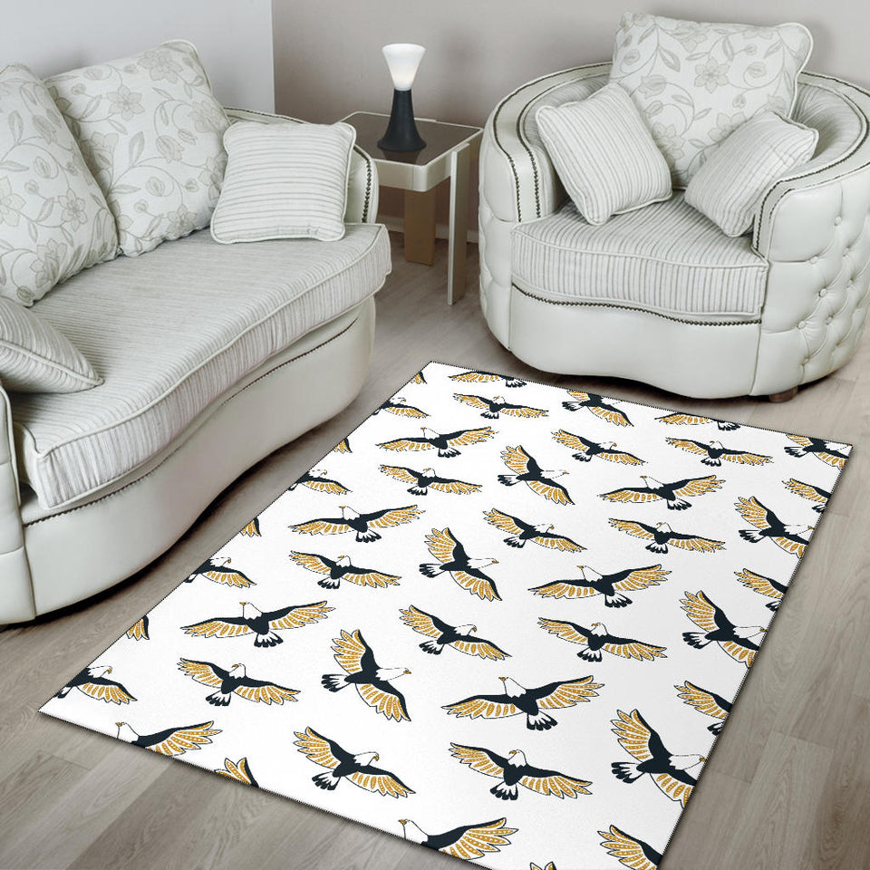 Eagle Pattern Print Design 03 Area Rug
