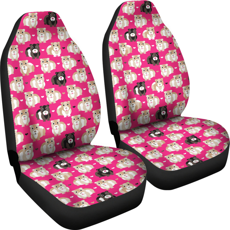 Guinea Pig Pattern Print Design 01 Universal Fit Car Seat Covers