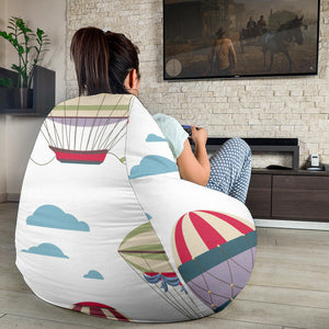Hot Air Balloon Pattern Bean Bag Cover