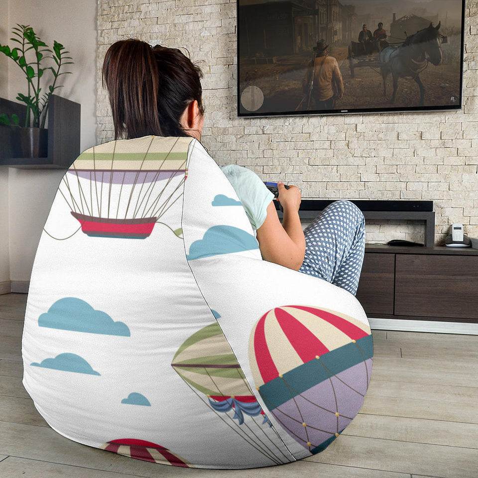 Hot Air Balloon Pattern Bean Bag Cover