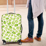 Lime Design Pattern Luggage Covers