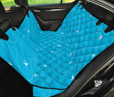 Airplane Destinations Blue Background Dog Car Seat Covers