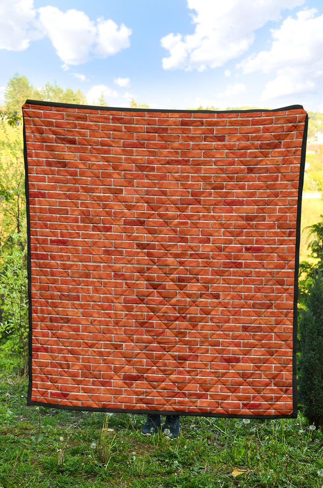 Brick Printed Pattern Print Design 03 Premium Quiltà¸µ