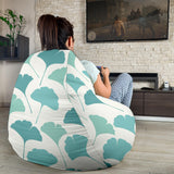 Green Ginkgo Leaves Pattern Bean Bag Cover