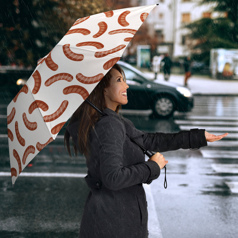 Sausage Pattern Print Design 04 Umbrella