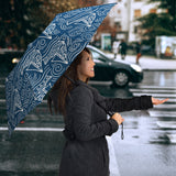 Hand Drawn Sailboat Pattern Umbrella