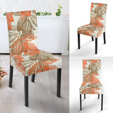 Cocoa Beans Cocoa Tree Pattern Dining Chair Slipcover
