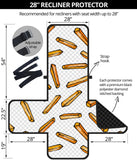 French fries potato pattern Recliner Cover Protector