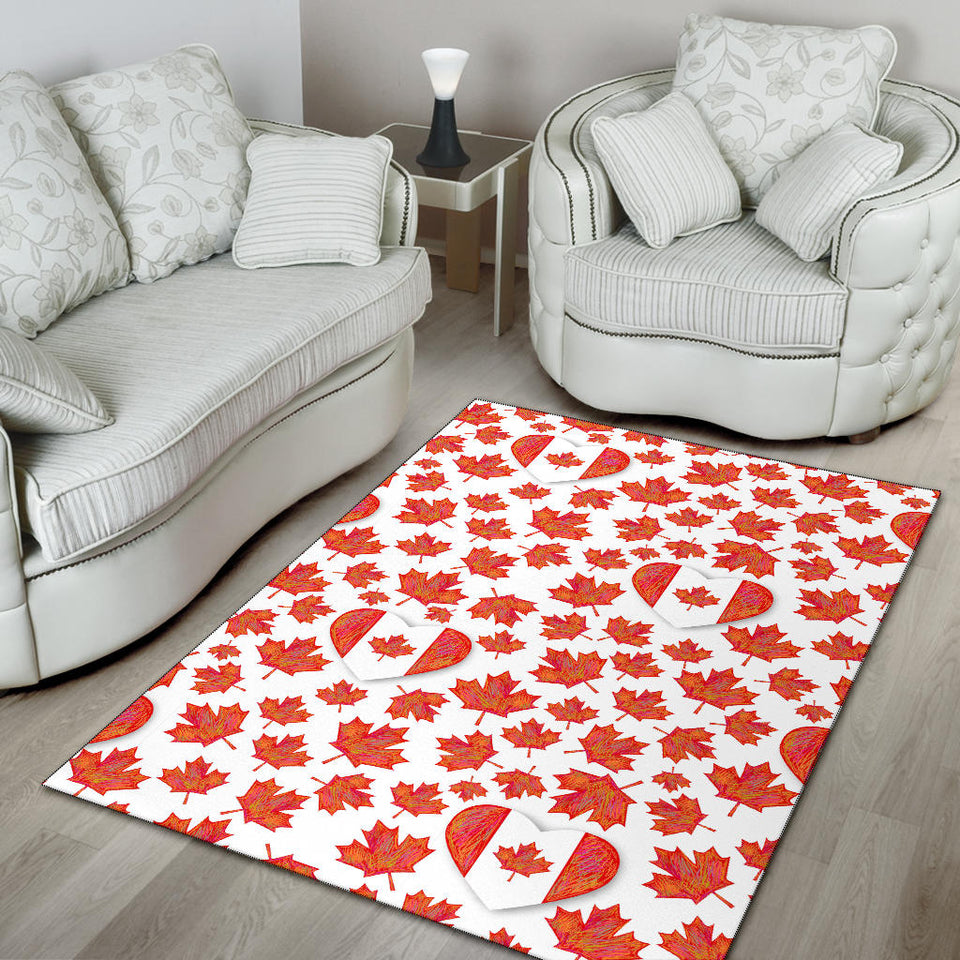 Canada Pattern Print Design 02 Area Rug