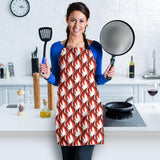 Fire Flame Symbol Design Pattern Adjustable Apron
