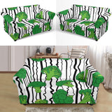 Cool Broccoli Pattern Loveseat Couch Slipcover