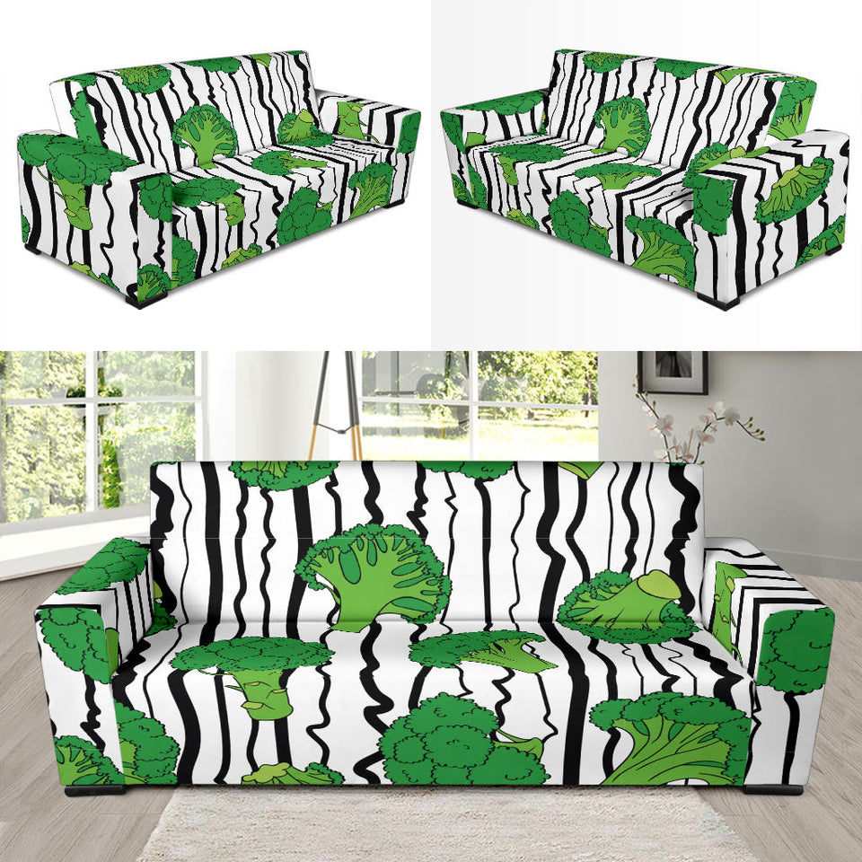 Cool Broccoli Pattern Sofa Slipcover