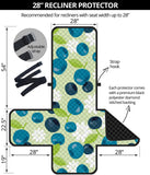 blueberry flower pattern Recliner Cover Protector