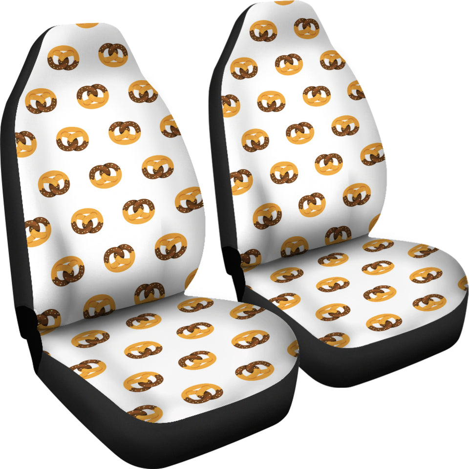 Pretzels Pattern Print Design 02 Universal Fit Car Seat Covers