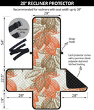 Cocoa beans Cocoa tree pattern Recliner Cover Protector